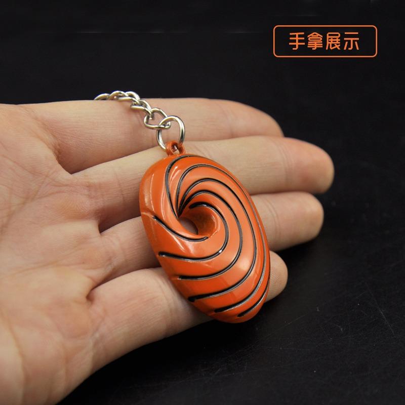 Naruto Anime Keychain Cartoon Uchiha Obito Uchiha Madara Naruto Metal Keys Chain Pendant Akatsuki Chaveiro Jewelry Souvenir Gift