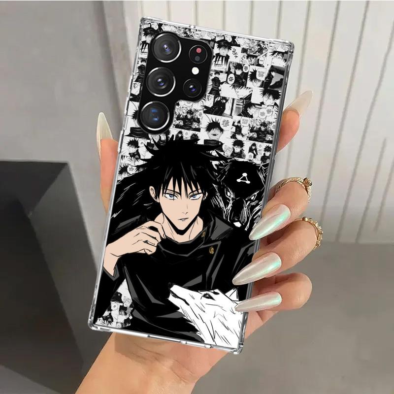 Jujutsus Japan Anime Phone Case for Samsung Galaxy S26 S24 S23 Ultra S25 Edge S22 S21 Plus S20 FE + Soft Print Shell Funda Galax