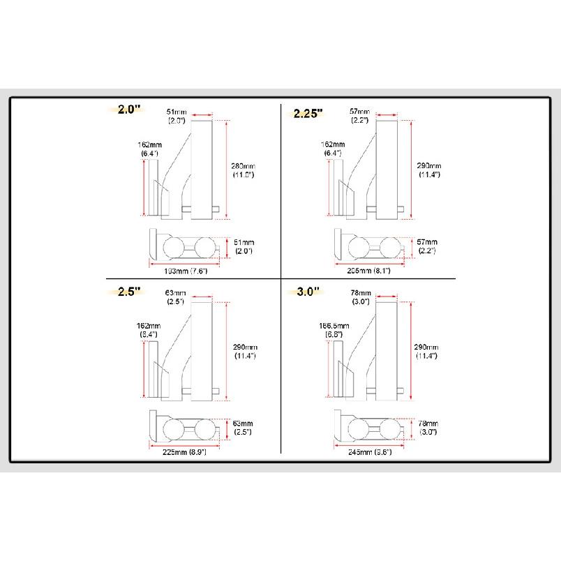 Universal Stainless Steel 304 2.0" 2.25" 2.5" 3" Dual-Valve Electric Exhaust Downpipe Cutout With Remote Wireless Accessories