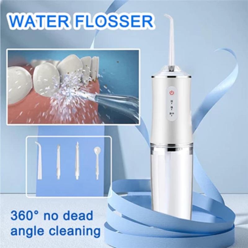 

Electric Oral Irrigator Portable Electric Telescopic Irrigator For Cleaning Teeth A белый