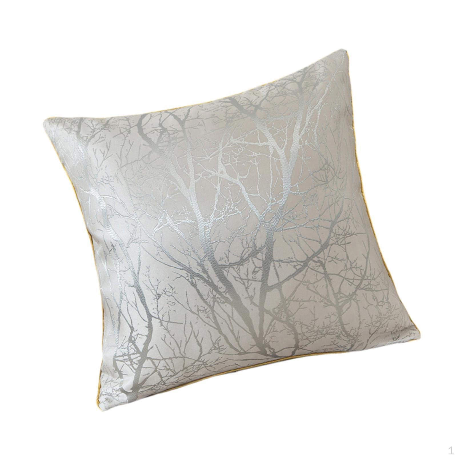 Европейский чехол для подушки жаккардовый дизайн для дома и дивана серый 987₽
