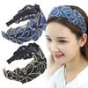 Ins Wide Side Lace Mesh Hair Band Non Slip Flowers Women Lace Hairbands Hollow Pattern Elastic Hair Hoop Girls