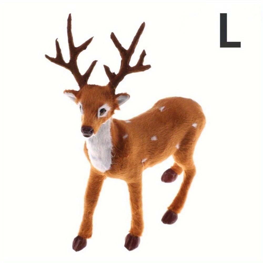 Simulare Crăciun Căprior Crăciun Elan Pluș Ren Decorare Crăciun Zâne Grădină Miniaturi Recuzită