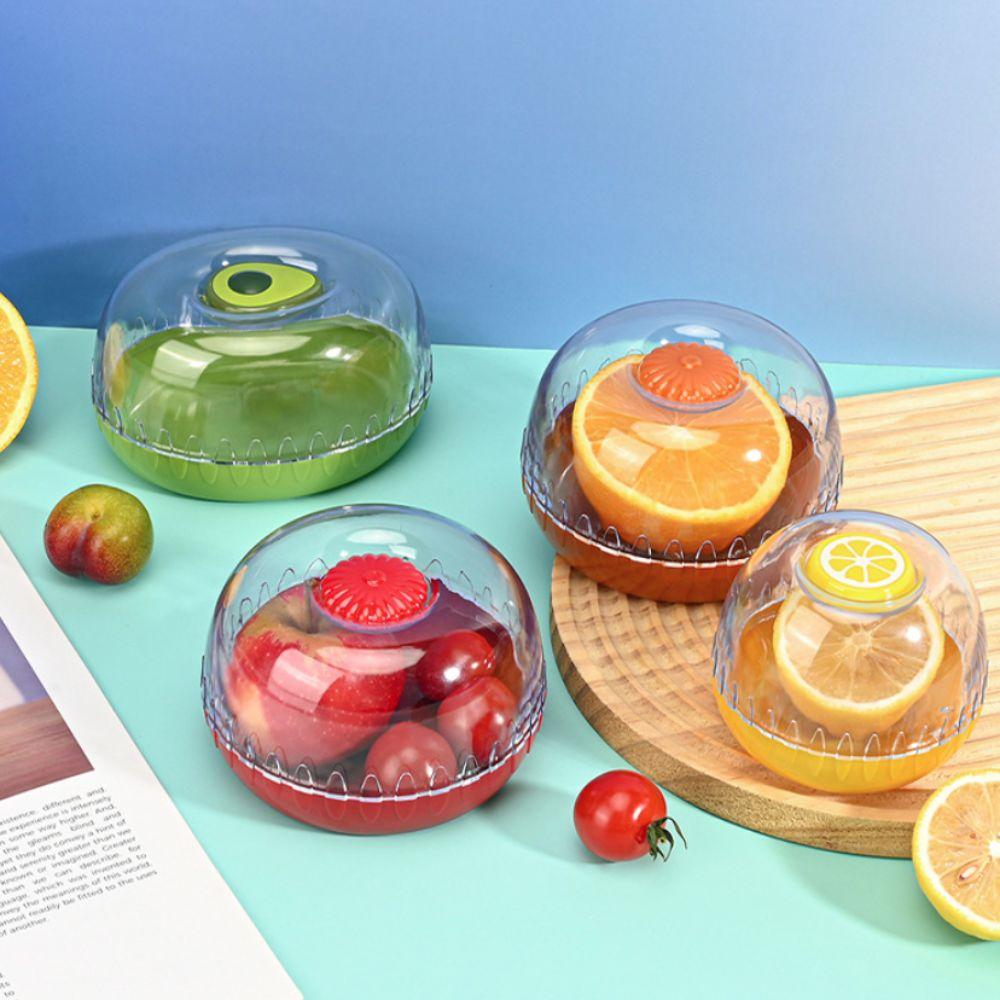 2 Piece With Lid Fruit Preservation Box Sealed Drop-resistant Vegetable Fruits Crisper Wear-resistant Reusable