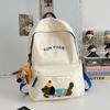 Schoolbag new cute puppy backpack large capacity primary school students junior high school students lightweight schoolbag simple fashion alphabet 
