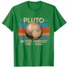 Vintage Nikdy nezapomeň na Pluta Nerdovské Astronomie Vesmírné Vědy Tričko Přizpůsobitelné Produkty