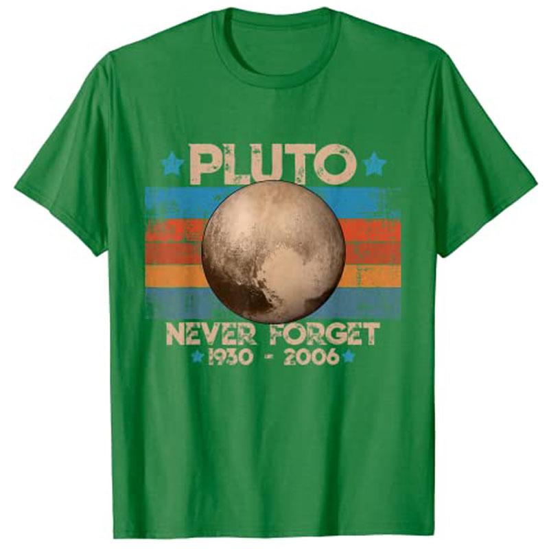 Vintage Nikdy nezapomeň na Pluta Nerdovské Astronomie Vesmírné Vědy Tričko Přizpůsobitelné Produkty