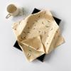Simulated Silk Silk Scarf Square Scarf Women's Korean Edition Fashion Letter Printed Small Square Scarf Workplace Decoration Scarf