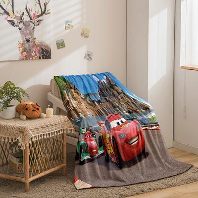 Cars Double Sided Flannel 3D Digital Printed Blanket Blanket