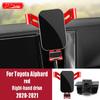 Car Styling Phone Holder For Toyota Alphard 2015-2019 2020 2021 LHD RHD Auto Gravity GPS Navigation Bracket Interior Accessories