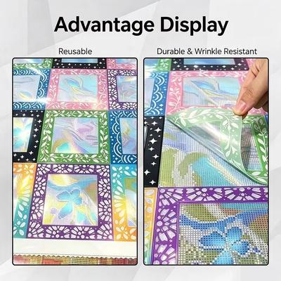 30PCS Wrinkle Resistant Diamond Painting Release Film Diamond Painting Covers  For DIY Art Projects