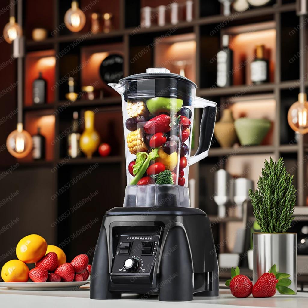 3-in-1 Commercial Blender Ice Crusher, for Milk Tea Shop Smoothie Slushy Juice & Soy Milk Making