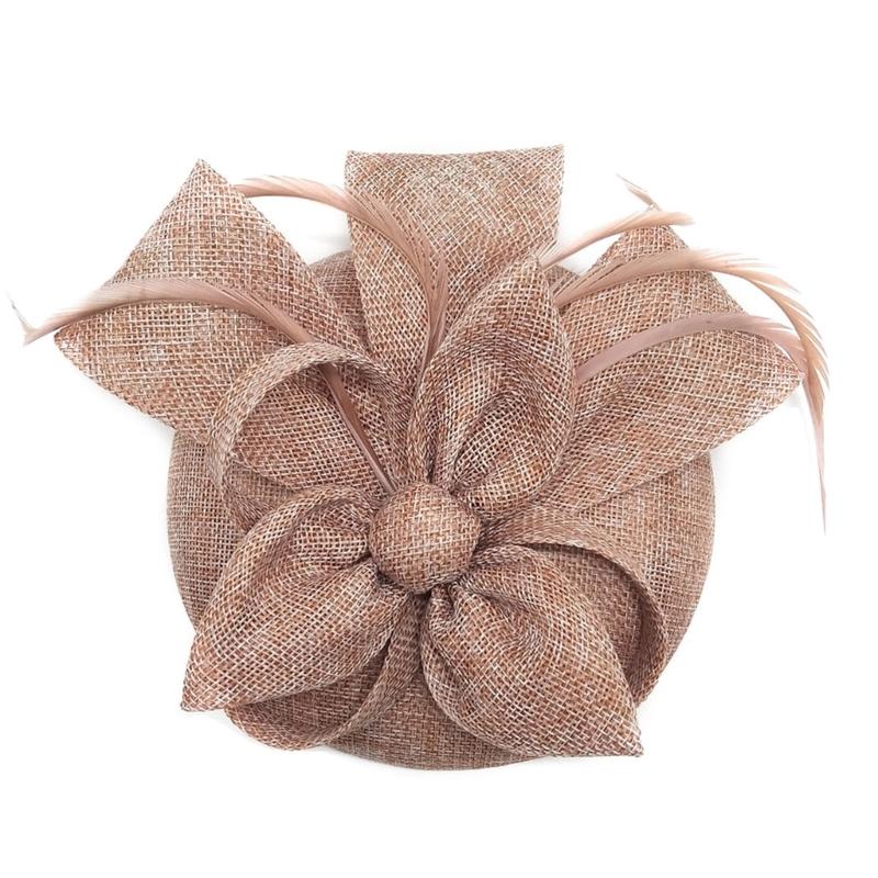 Fashion Elegant Fascinator Hat Decorative Flower Headpiece With Adjustable for Weddings Teas Parties Event