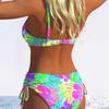 1011 New European and American Women's Bikini Sexy Split Two-piece Set Beach European and American Style