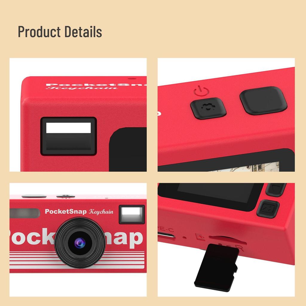 1080P Mini Student Digital Camera with Portable Backpack