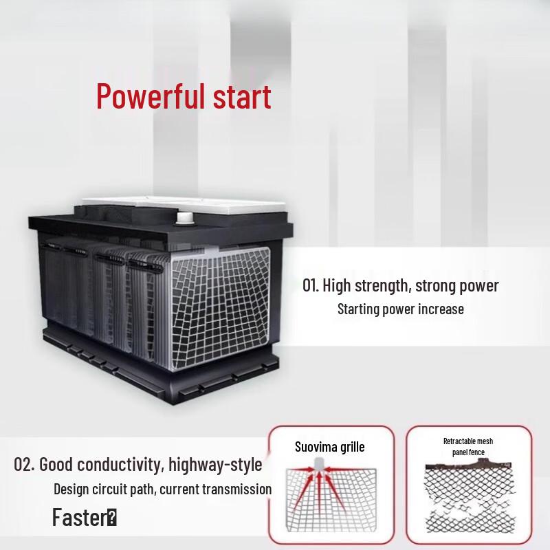 Lixian 12V 120A Agricultural Vehicle Battery CN Plug (adapter Included)