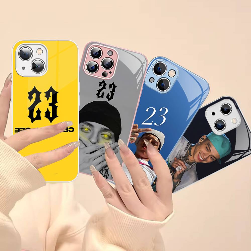 Popular C-Central Singer C-Cee Music For IPhone 14 13 12 Mini 11 Pro XS Max X XR 14 Plus Tempered Glass Cover