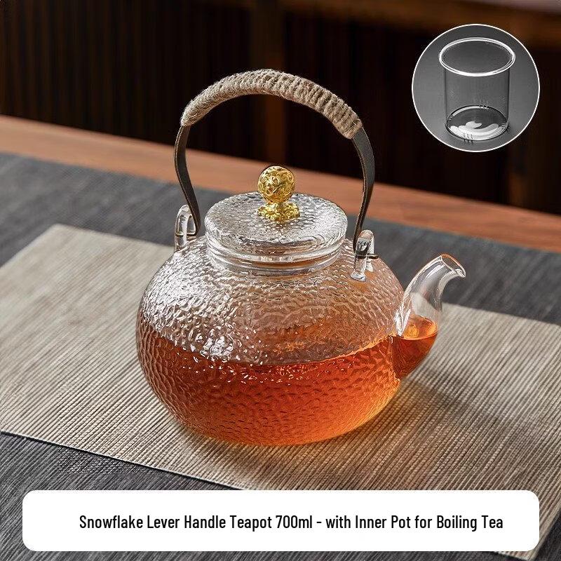 ZISIZ High-Temperature Resistant Glass Teapot