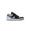 Jordan Air Jordan 1 Abrasion Resistant Low top Vintage Basketball Shoes Unisex Black Purple 553558-043(Team882-)
