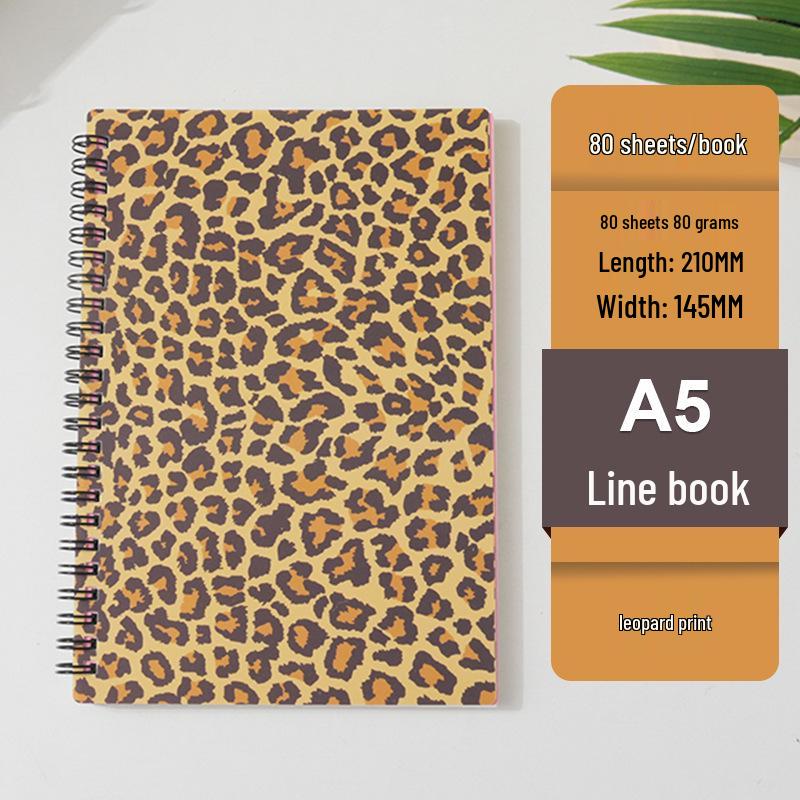 Minimalistisches A5 Schülerheft - Liniert