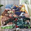 My Hero A-Academia Anime Throw Soft Flannel Throw Summer AC Blanket Lightweight Cool Nap Blanket for Sofa Bed Couch Travel