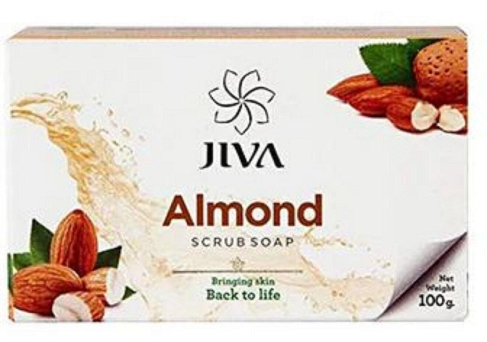 @ Jiva Ayurveda Almond Scrub Soap 100g For Unisex E106 MJ-854-60%OFF