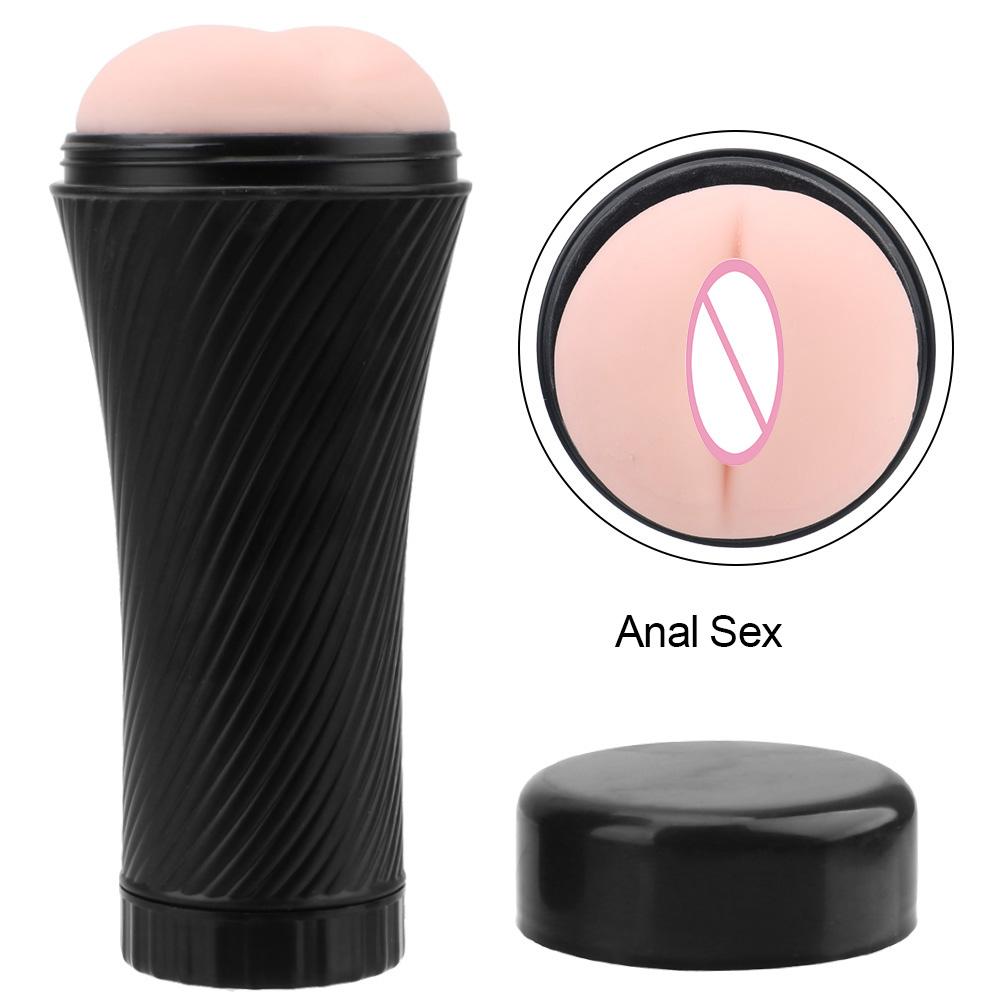 Realistic Artificial Vagina Male Masturbation Cup Sex Toy for Men with Anal Mouth Design Erotic Adult Product