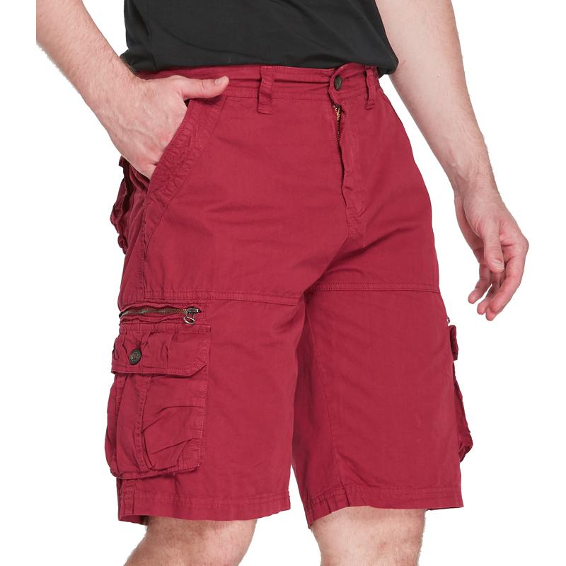 Men's Shorts Loose Multi-Pocket Overalls Summer Cotton Comfortable Military Cargo Shorts Outdoor Casual Sports Work Short Pants