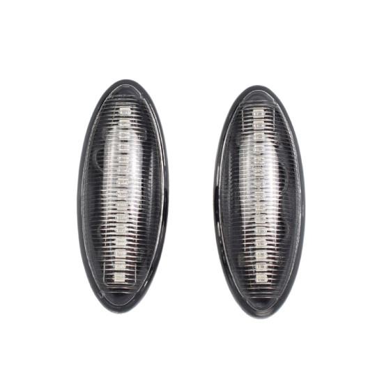 1 Pair ABS Blinker Light Easy To Install High Quality Water Flowing LED Repeater for