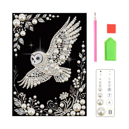 3D-Perlenmalerei-Set zum Selbermachen: Mosaik-Wandbild mit Strassperlen und Schmetterlingen für Erwachsene – ideal für die Schlafzimmerdekoration.