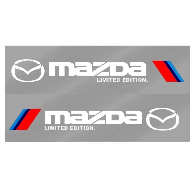 

For Mazda Alexa CX30 CX-4 CX5 CX-5 CX8 CX-8 CX-30 CX9 CX-9 2pcs Car Side Door 3D Sticker Badge Decal Decoration Auto Accessories білий