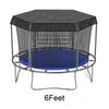 Trampoline Cover Tpe Material Keep Cool Reliable Wear Resistant Trampoline Shade Cover Tent Cover For Playing Round Trampoline