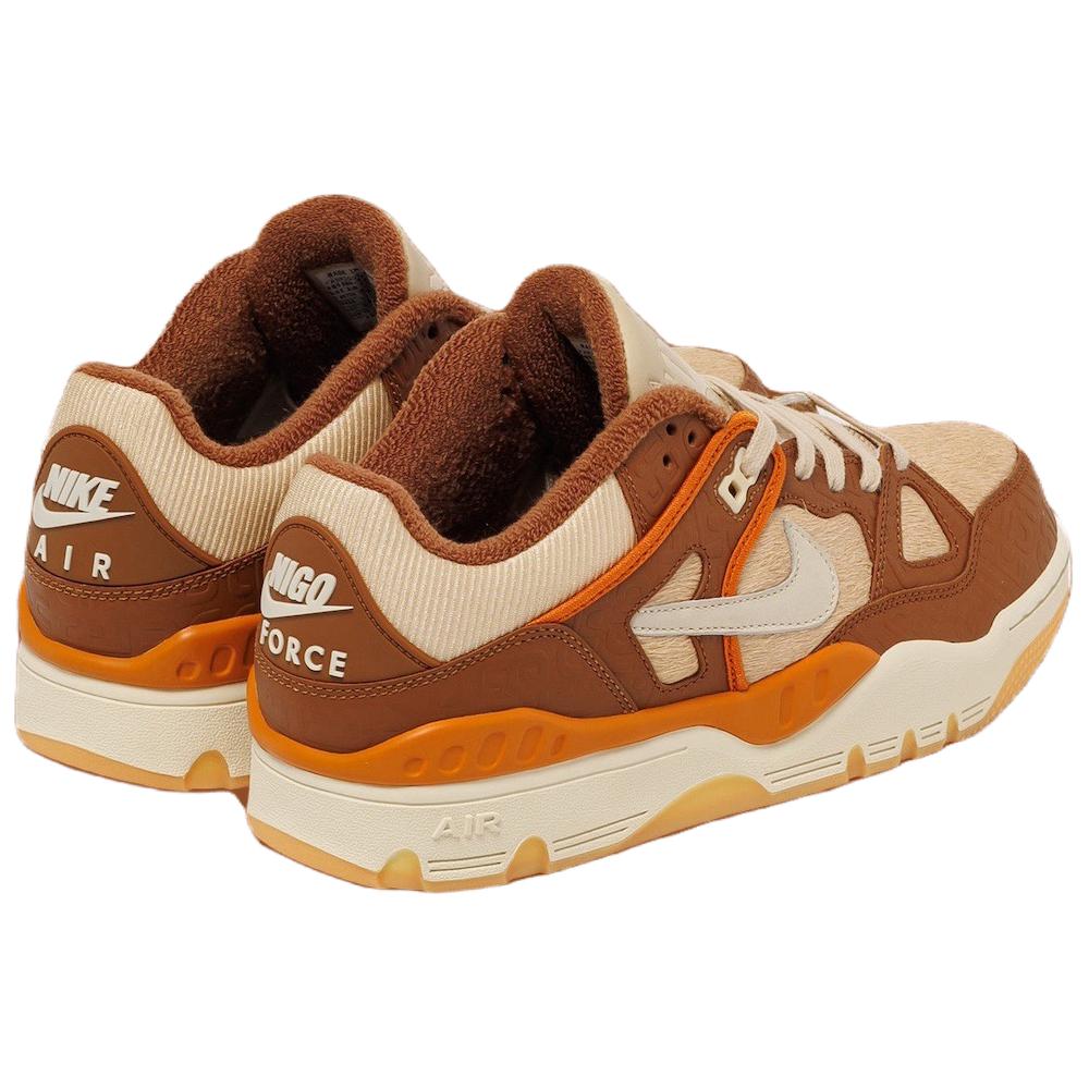 Nigo x Nike Air Force 3 Low Light British Tan Unisex Sneakers Brown Fossil HQ0260-200