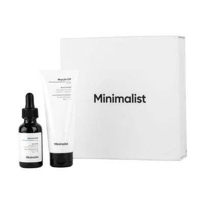 Gift Set for Skin Moisturizing and Restoration (30 Ml + 50 G), Hydrating & Repairing Skincare Gift Set,