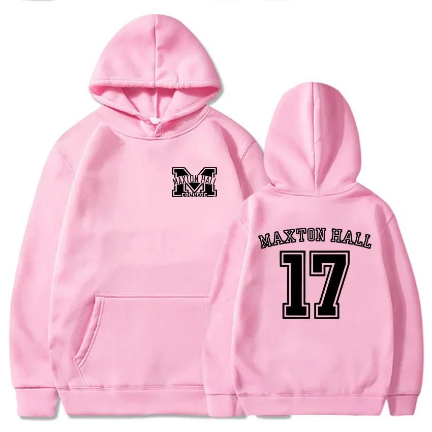 Maxton Hall 17 TV Graphic Hoodie The World Between Us Sweatshirt Sudaderas Para Mujer Casual Unisex Clothing Winter Comfortable