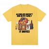 Funny Alcholism Doesnt Run In My Family It Drives T Shirt Drunk Driving Unisex Women Fashion Hip Hop Tshirt Casual Cotton Tshirts
