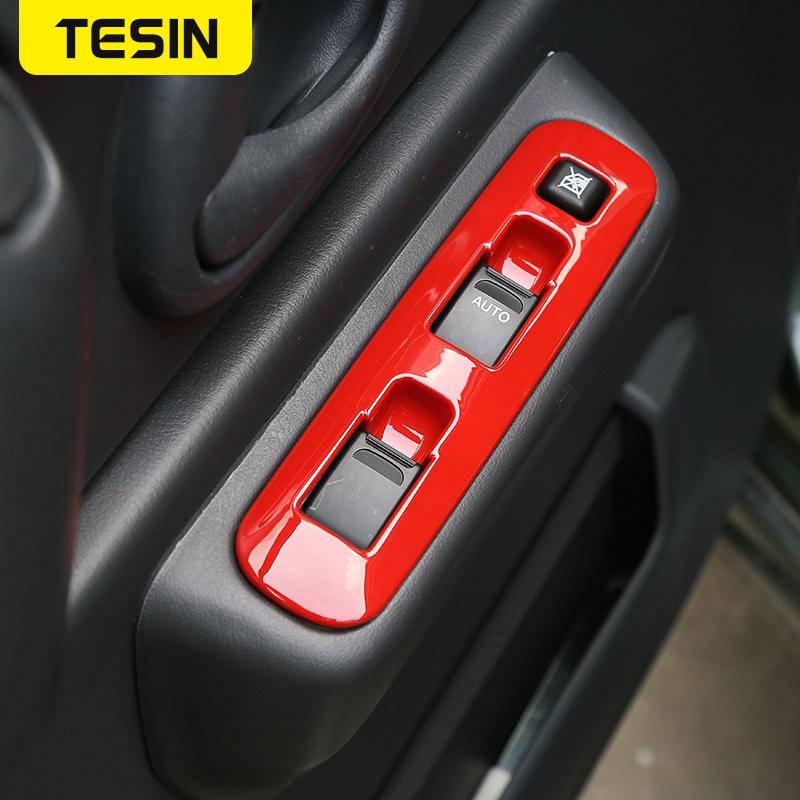 TESIN ABS Car Styling Interior Geam Ridicare Buton Decorativ Capa Decorat Cadrul Panou Autocolant pentru Suzuki Jimny 2007+