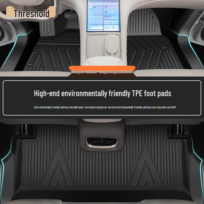 2026 ZEEKR LS6 TPE Full Coverage Floor Mats - Starry Sky Design ZEEKR LS6 Electric однослойные тпэ коврики-порожки