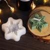 Christmas Snowflake Silicone Candle Mold DIY Flat Gypsum Claying Casting Resin Epoxy Silicone Fondant Mold Christmas Party Decor
