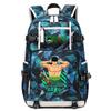 One Piece Zoro Print Large Capacity School Backpack For Kids Teens Anime Bookbag