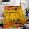 Hot Fear And Loathing In Las Vegas Classic Movie Throw Lightweight 240g Flannel Blanket Soft Skin-friendly for Summer Cooling
