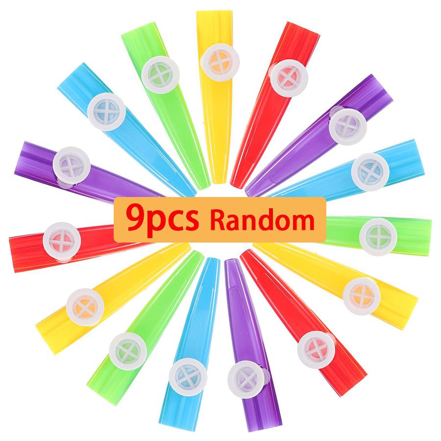 

9/18pcs Plastic Kazoo Wind Instrument Festival Party Atmosphere Creating Supplies for Music Lovers Stage Street Performance XJM