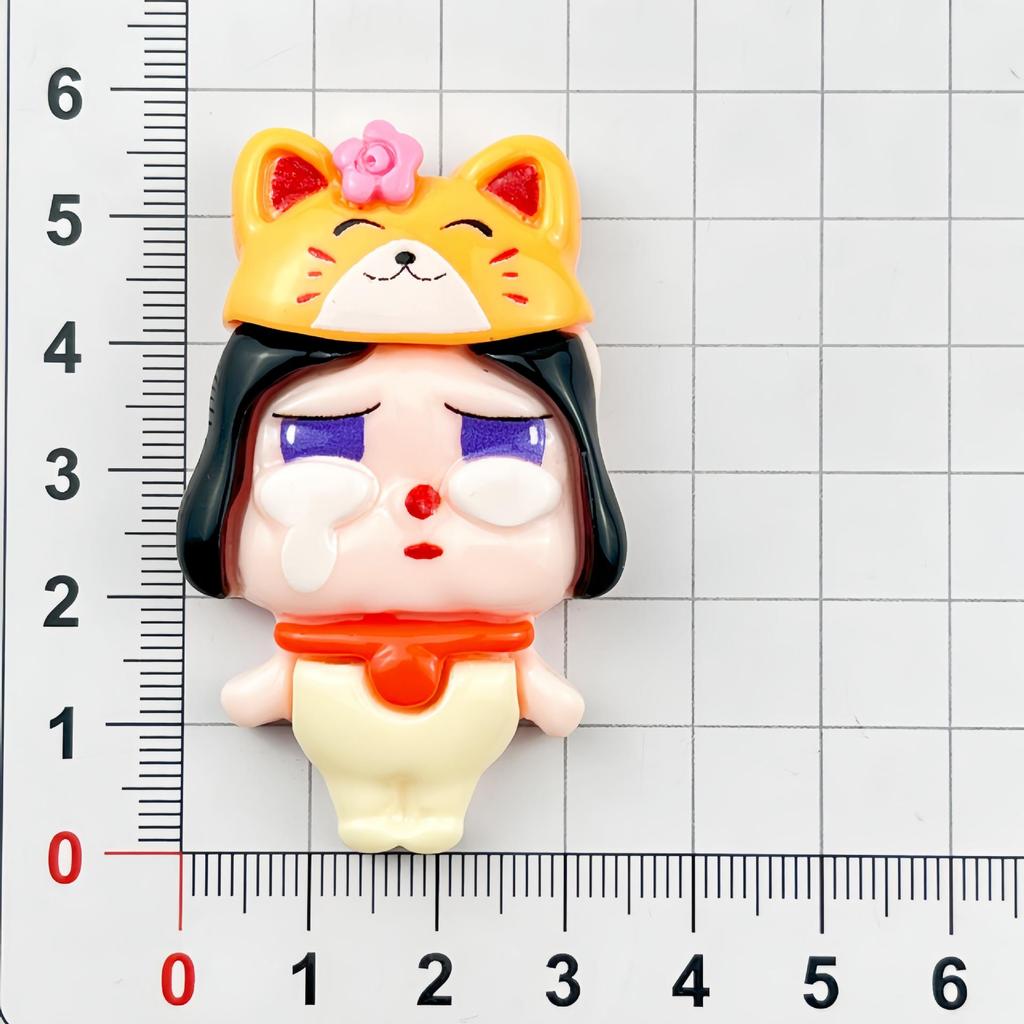 Cute Crying Baby Resin Accessory for DIY Crafts: Phone Cases, Hair Clips, Magnets, Keychains