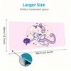 Mew Mouse Pad, Large Gaming Desk Mat, Non-slip XXL Mousepad for Laptop & Tablet, Mini PC Playmat with Stitched Edges