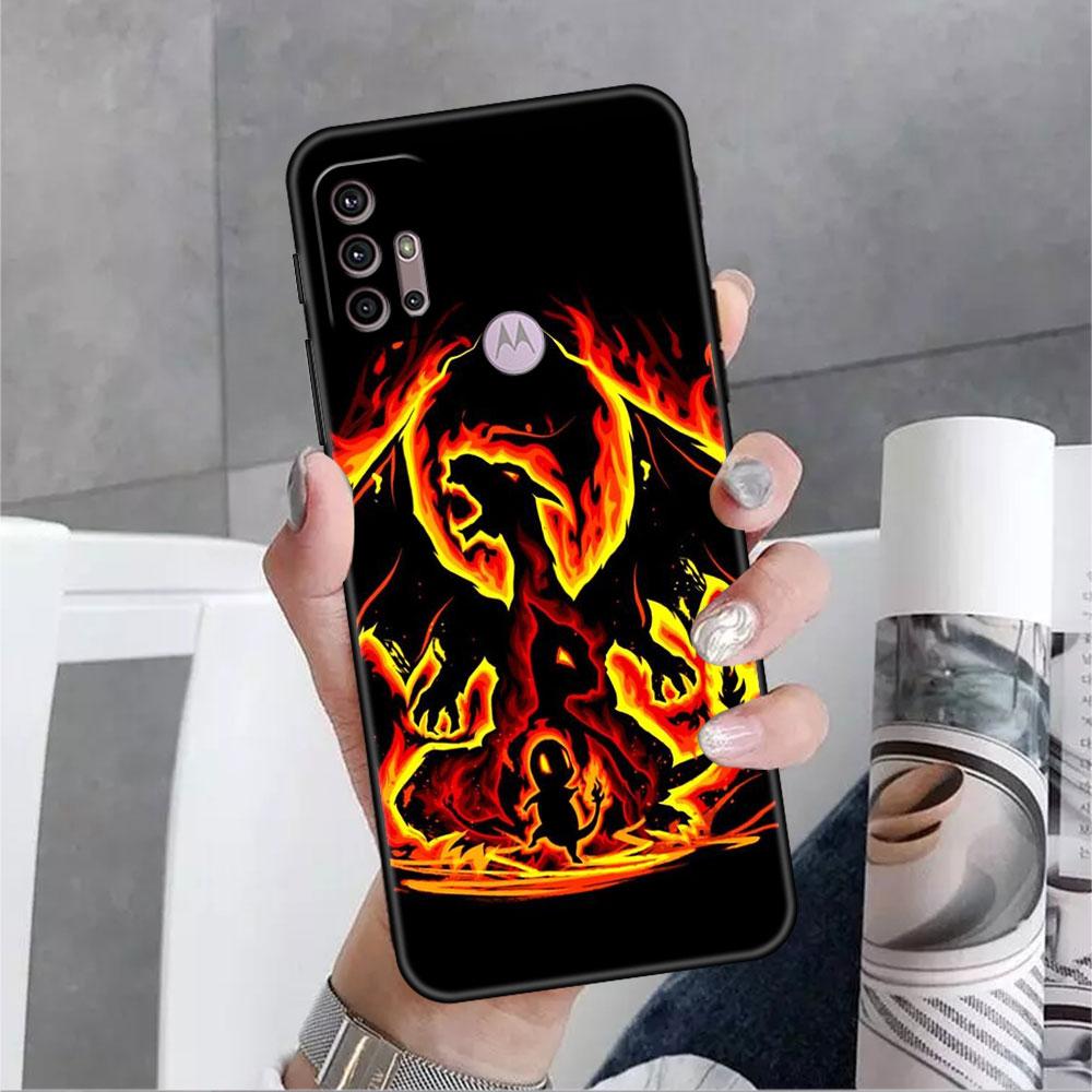 

Крутой чехол с изображением покемона Пикачу для Motorola G30 G60 Edge 20 G9 G22 G8 Power G31 G500 G50 30 Pro, черный мягкий чехол для телефона Moto G50