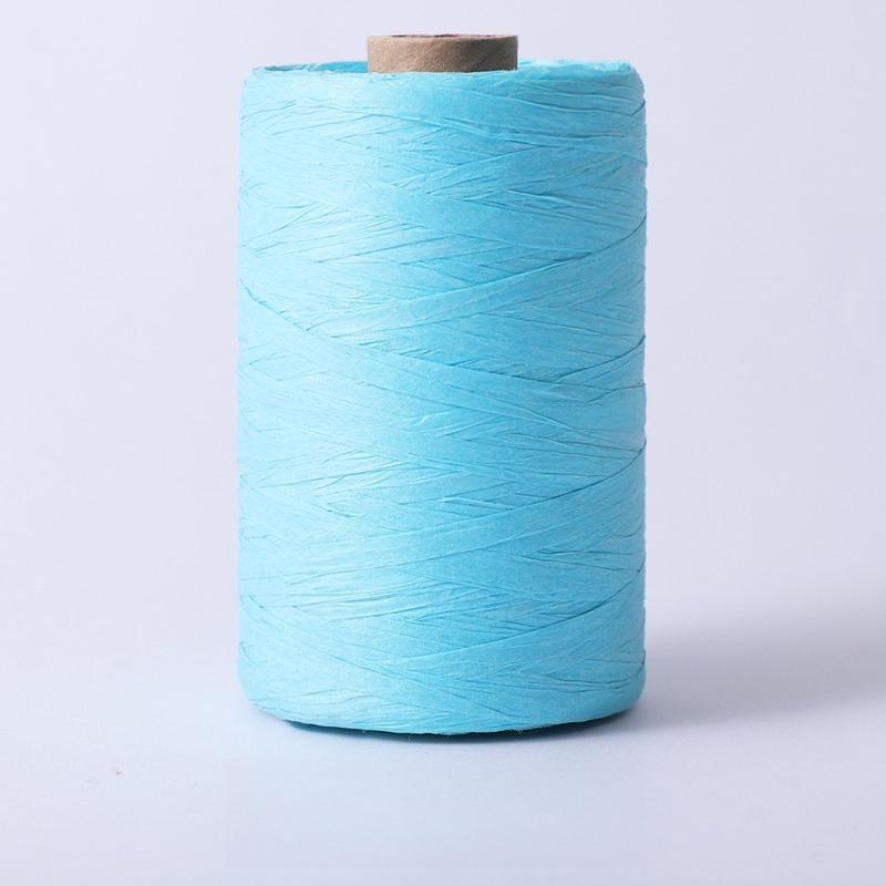 280-300M Natural Paper Raffia Yarn for Hand Knitting Crochet Straw Sandals Summer Hats DIY Hook Bags Cotton Grass Thread