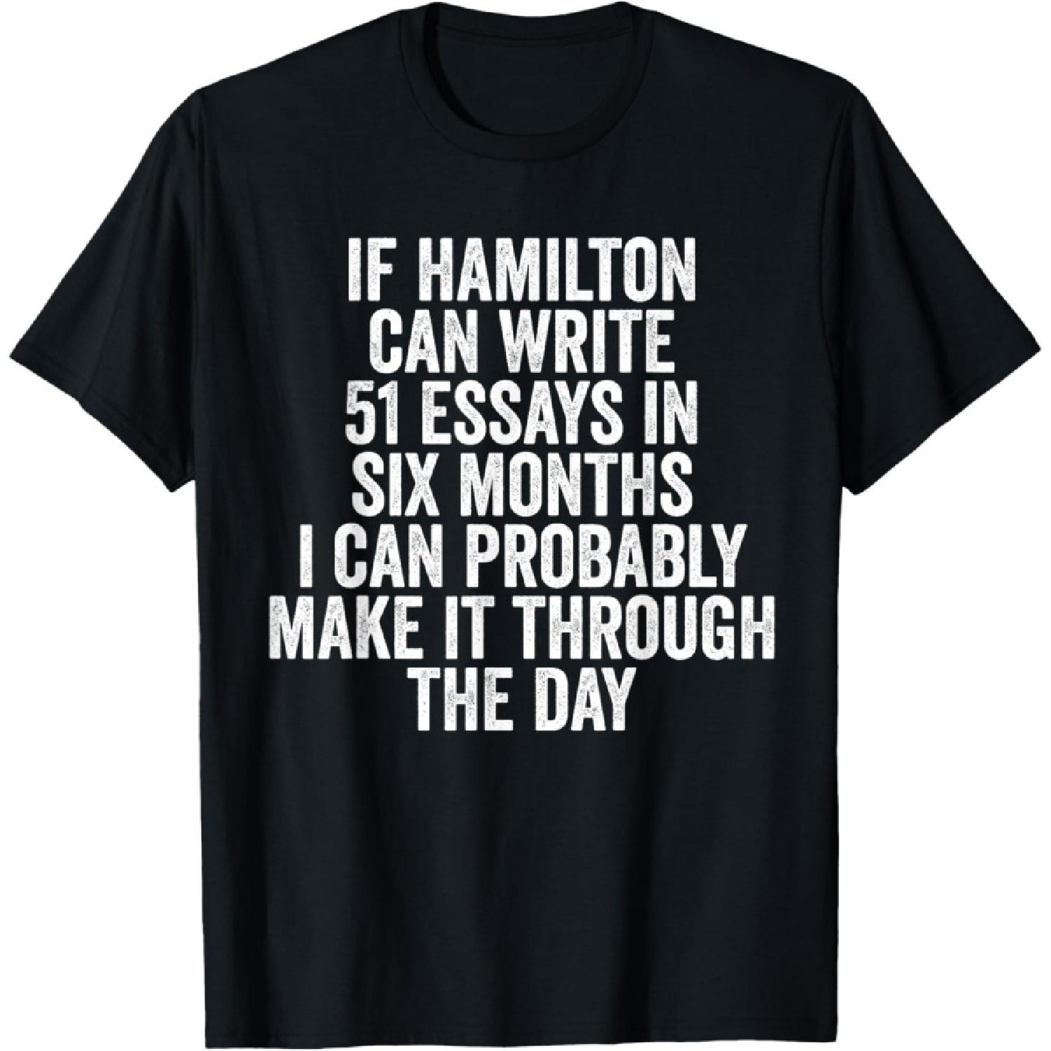 Se Hamilton Ce La Può Fare Maglietta T-Shirt(1) XXXXXL nero