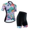 2026 Women's Cycling Suit Summer, Moisture Wicking Cycling Suit Short Sleeve Cycling Suit