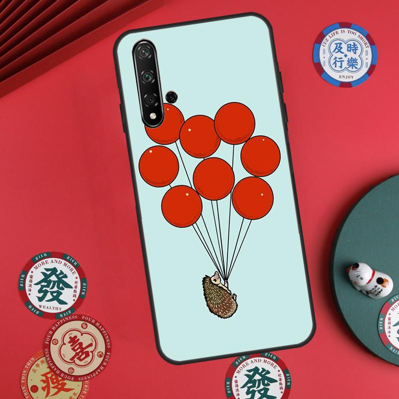 Kawaii Hedgehog Heart Cute For Huawei Nova 11 Pro 9 10 SE Y70 Y60 Y90 Y61 Y91 Y73 Y72 12s 12i 11i 8i P30 P40 Lite Case