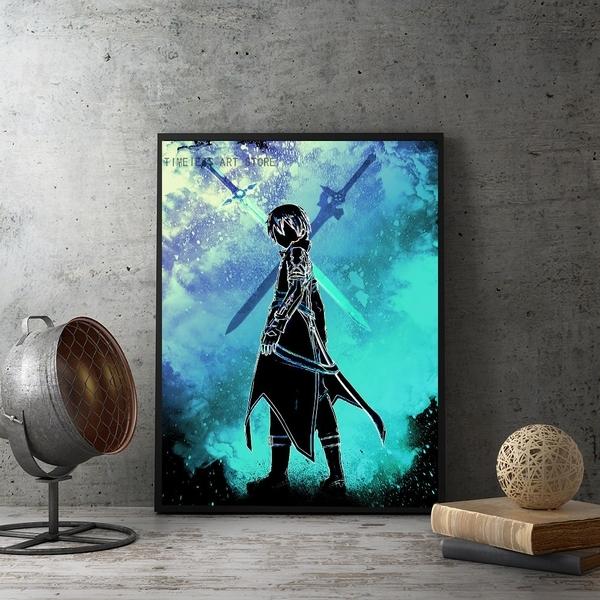 Watercolor Oil Painting Posters and Printmaking Living Room Decorative Wall Art